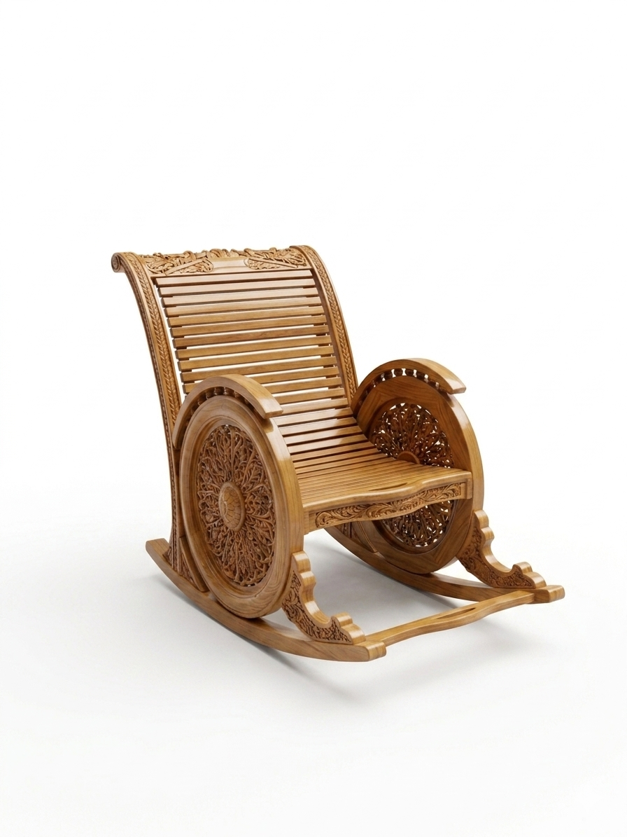 Wheel Rocking Chair