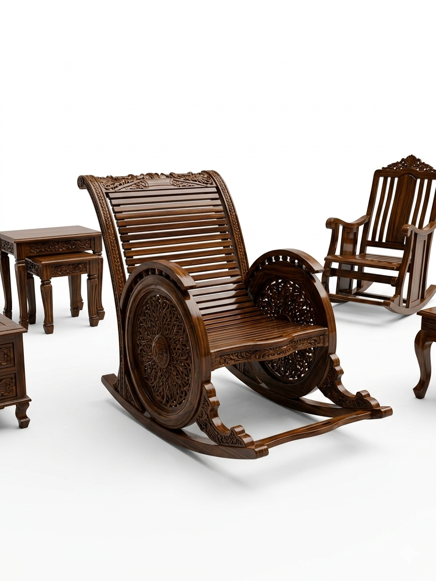 Wheel Rocking Chair